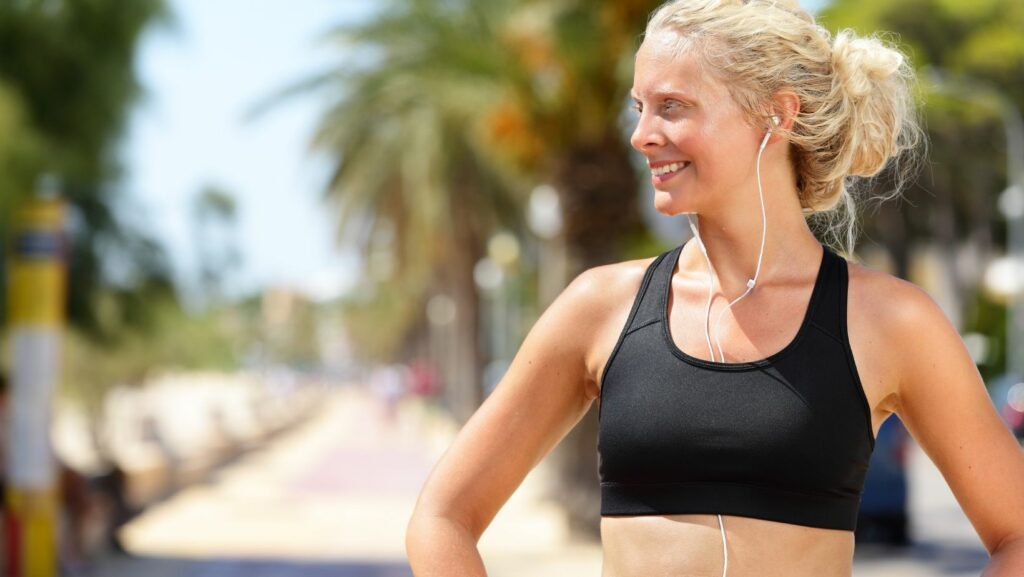 running sports bra